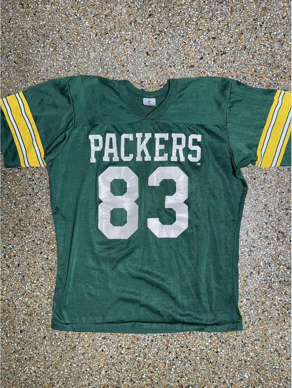 Vintage 80s Rawlings Green Bay Packers NFL Jersey Mens Medium